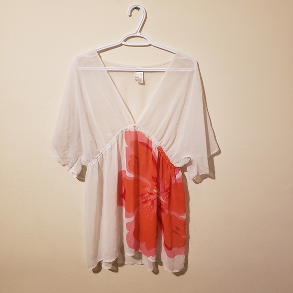 🦋NEXT Short Sleeve Floral Flower Blouse Shirt Top - Picture 6 of 6